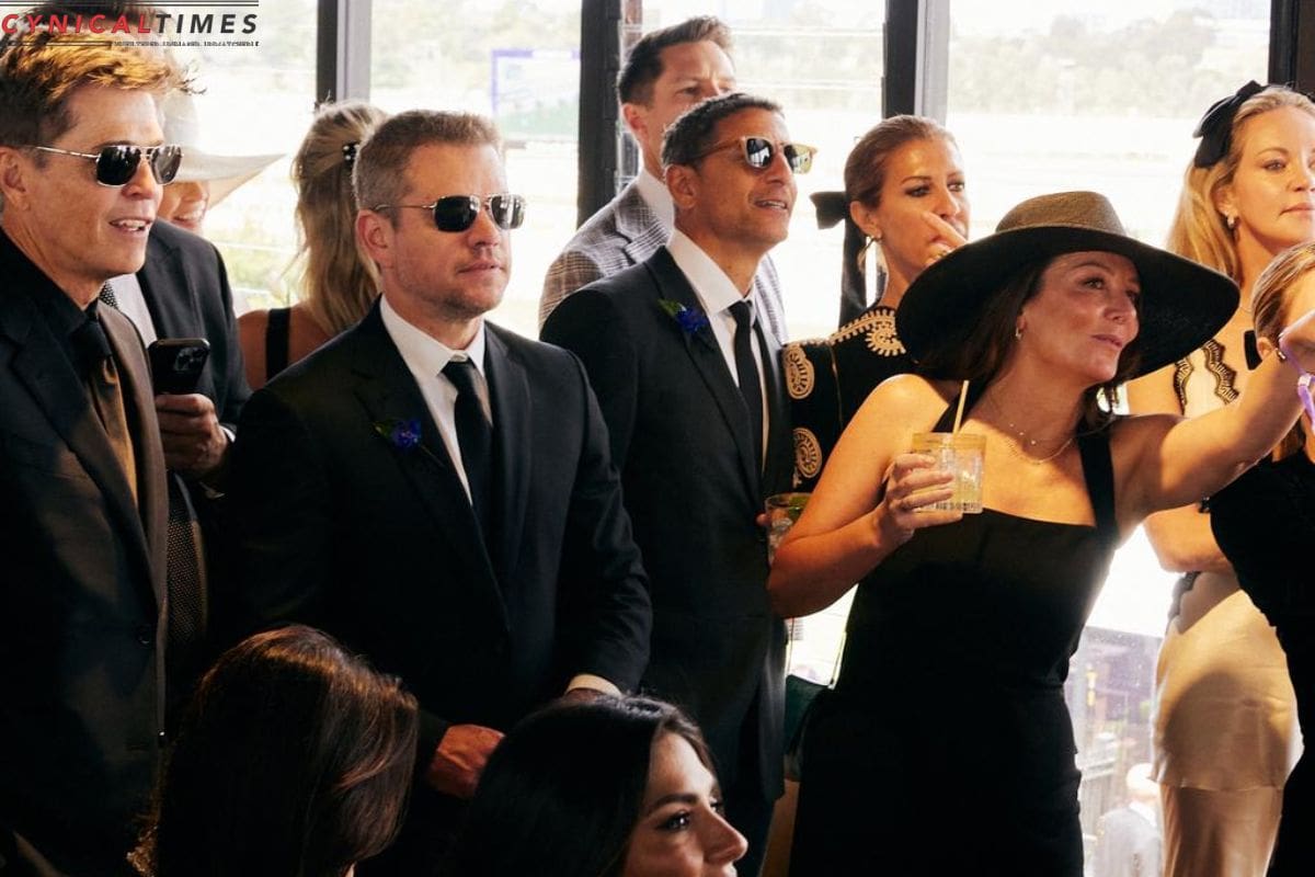 Matt Damon Surprise Melbourne Cup