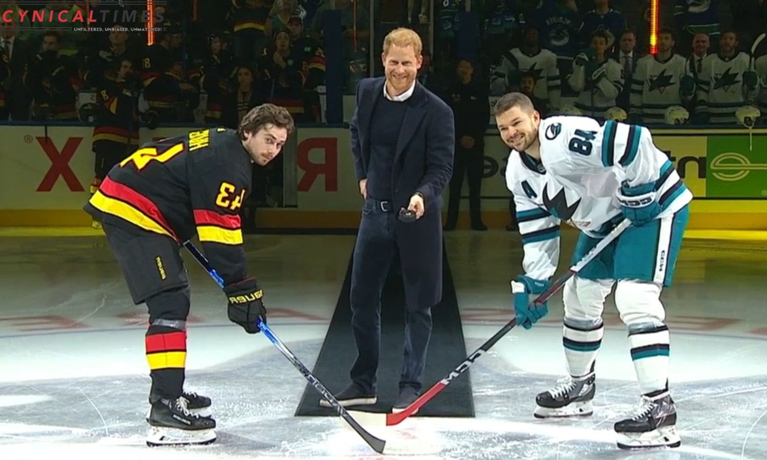 Royal Fist Bumps and Puck Drops