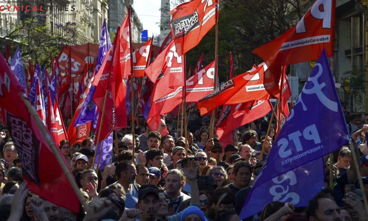 Argentinian Unions Rally Against Presidential