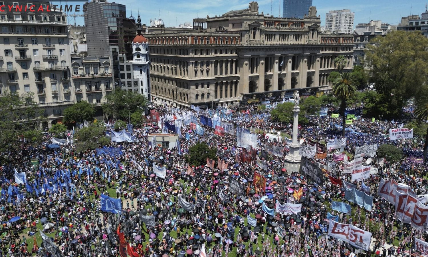 Argentinian Unions Rally Against Presidential