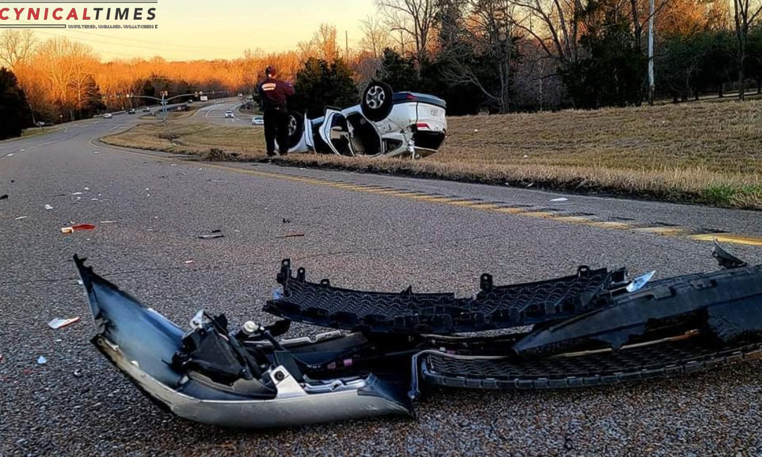 Rollover Crash Injures Multiple