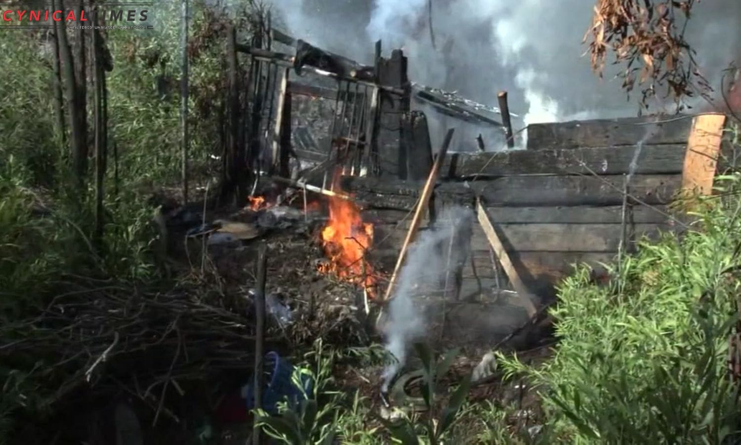 San Jose Homeless Camp Fire