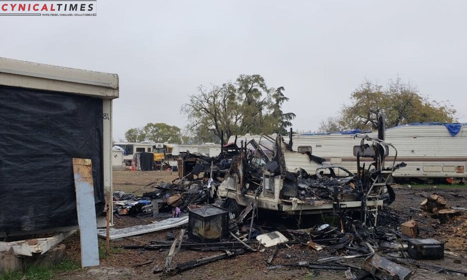 San Jose Homeless Camp Fire