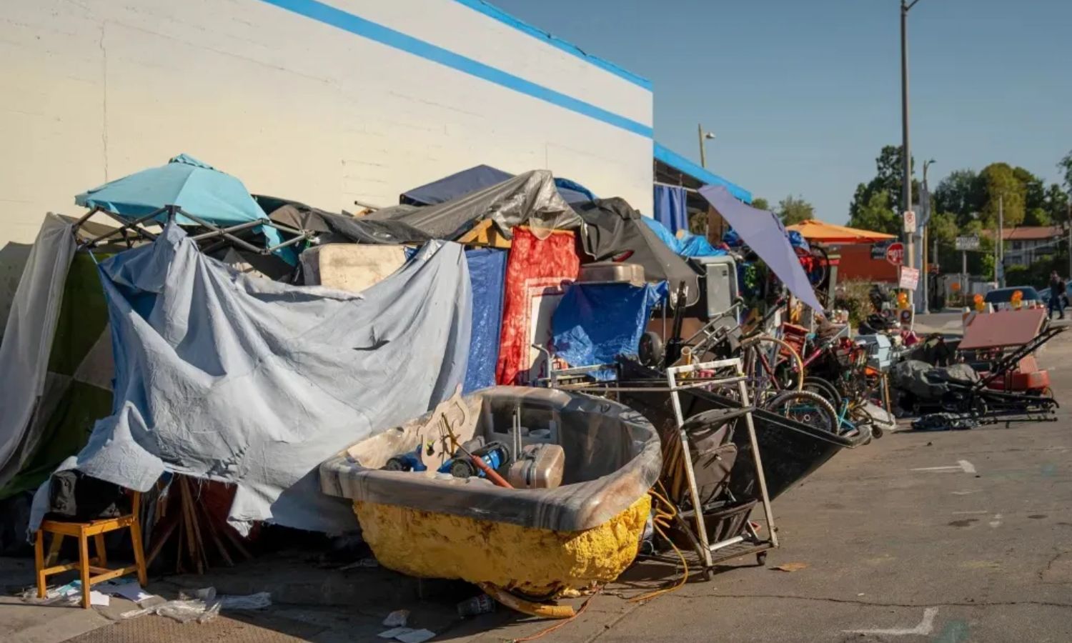 California Struggle for Clearing Homeless