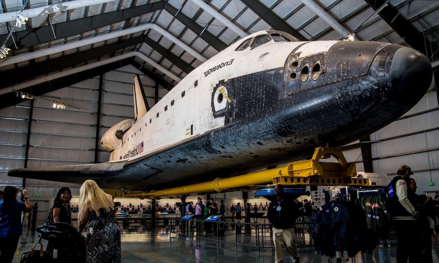 Endeavour Display in California Science Center