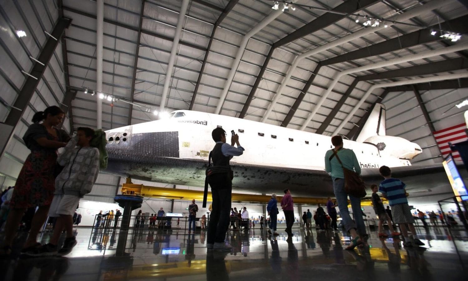 Endeavour Display in California Science Center