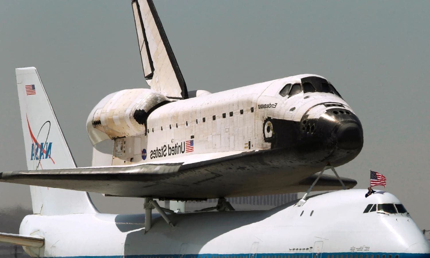 Endeavour Display in California Science Center