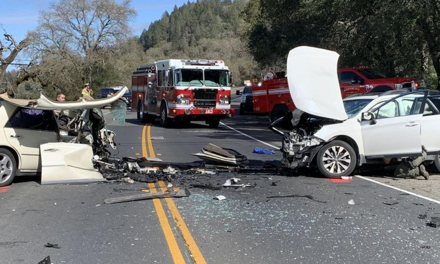 Fatality Reported in Calistoga Area Crash