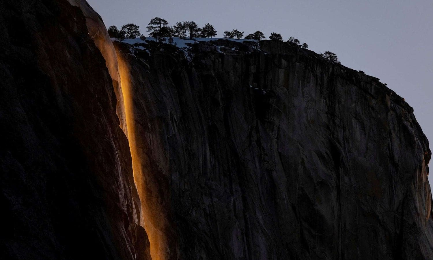 Firefall Event in California National Park