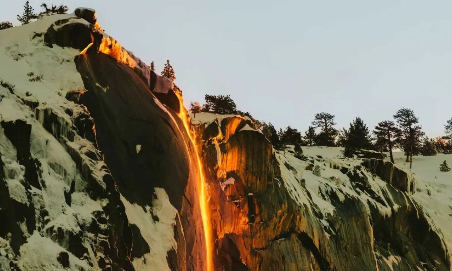 Firefall Event in California National Park