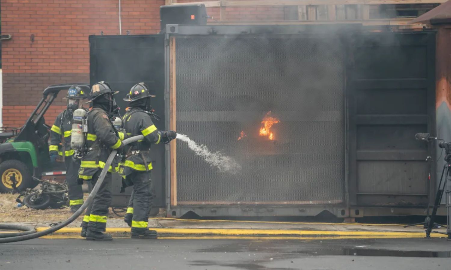 Firefighter Response and Sprinklers