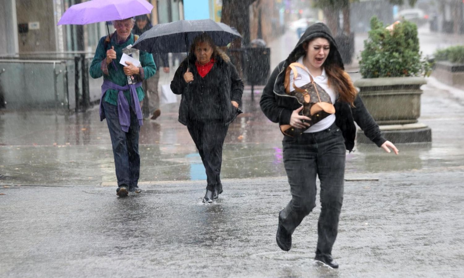 Gusty Winds and Rainfall