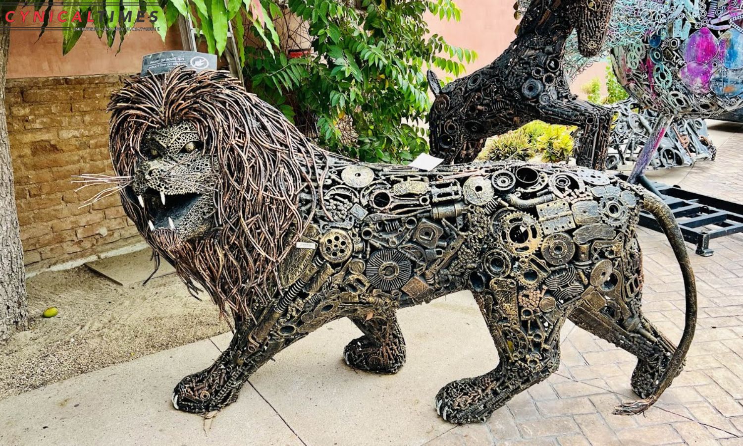 San Jose Artist 600 Pound Metal Sculpture