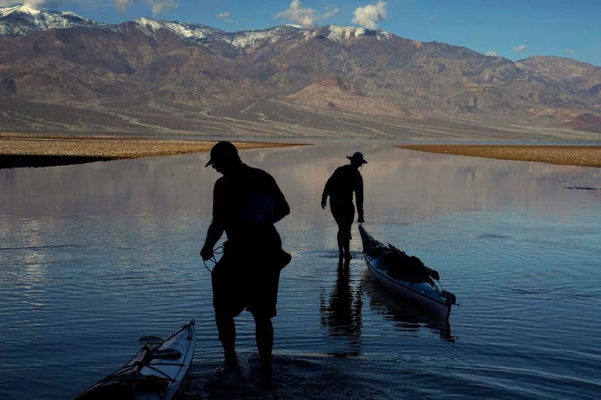 Kayaking in Death Valley