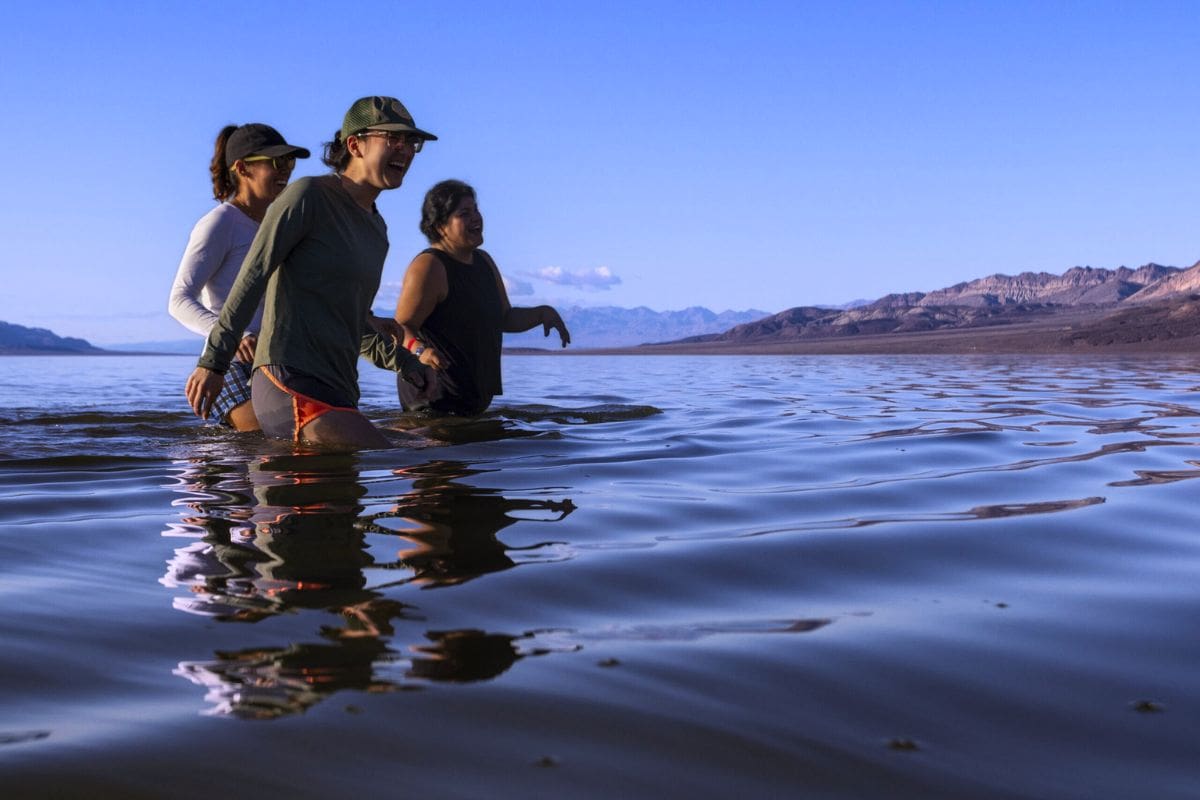 Kayaking in Death Valley