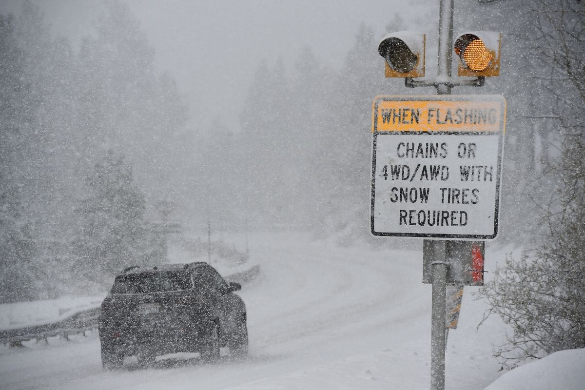 Sierra Nevada Faces 10 Ft. Snow Fury