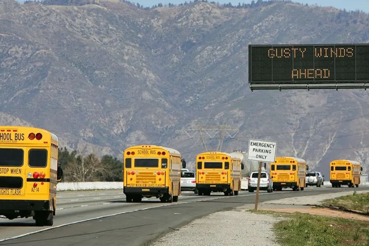 Alert Santa Ana Winds