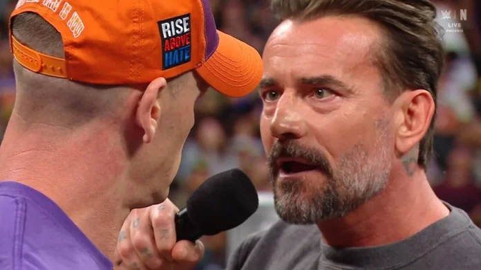 CM Punk confronts John Cena for WWE Night of Champions