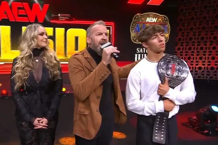 Christian Cage AEW father and son champions