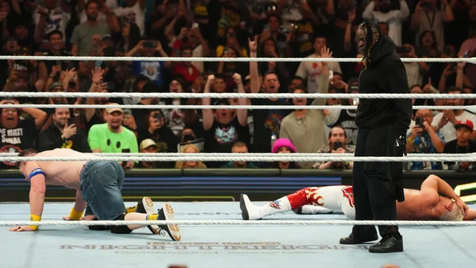 John Cena reacts to R-Truth's WWE return on RAW