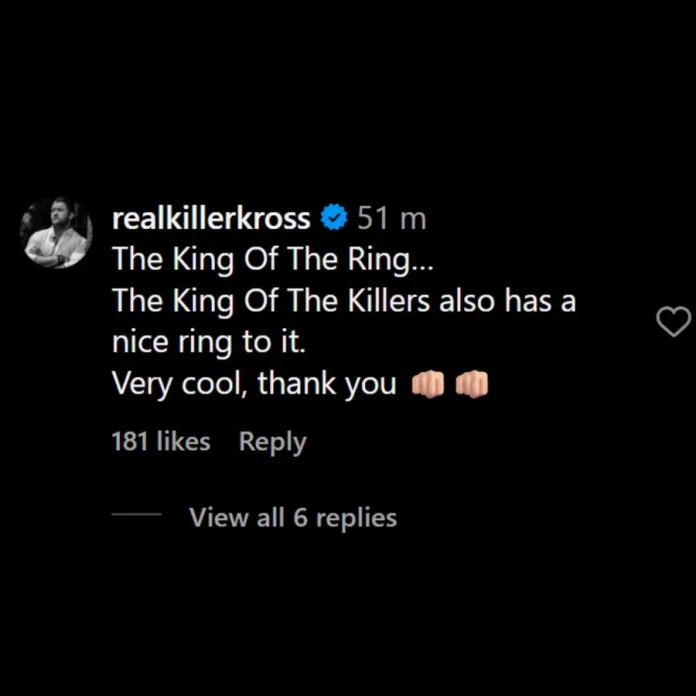 Karrion Kross aims for WWE King of the Ring title