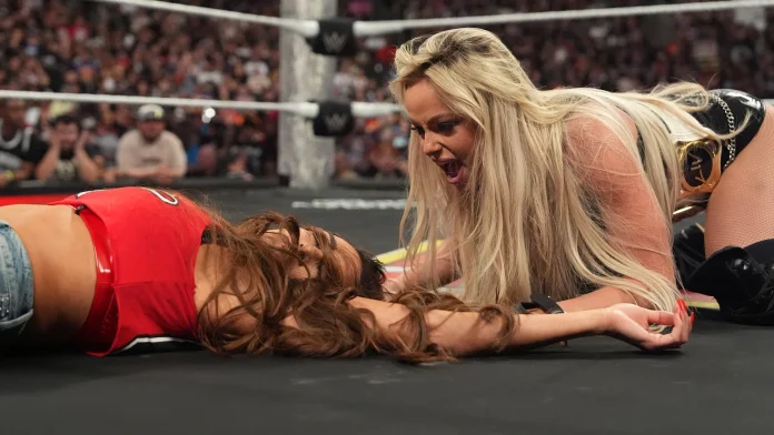 Liv Morgan injury and elimination in Queen of the Ring
