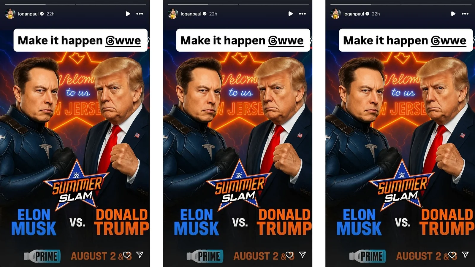 Logan Paul proposes WWE match between Elon Musk and Hall of Famer