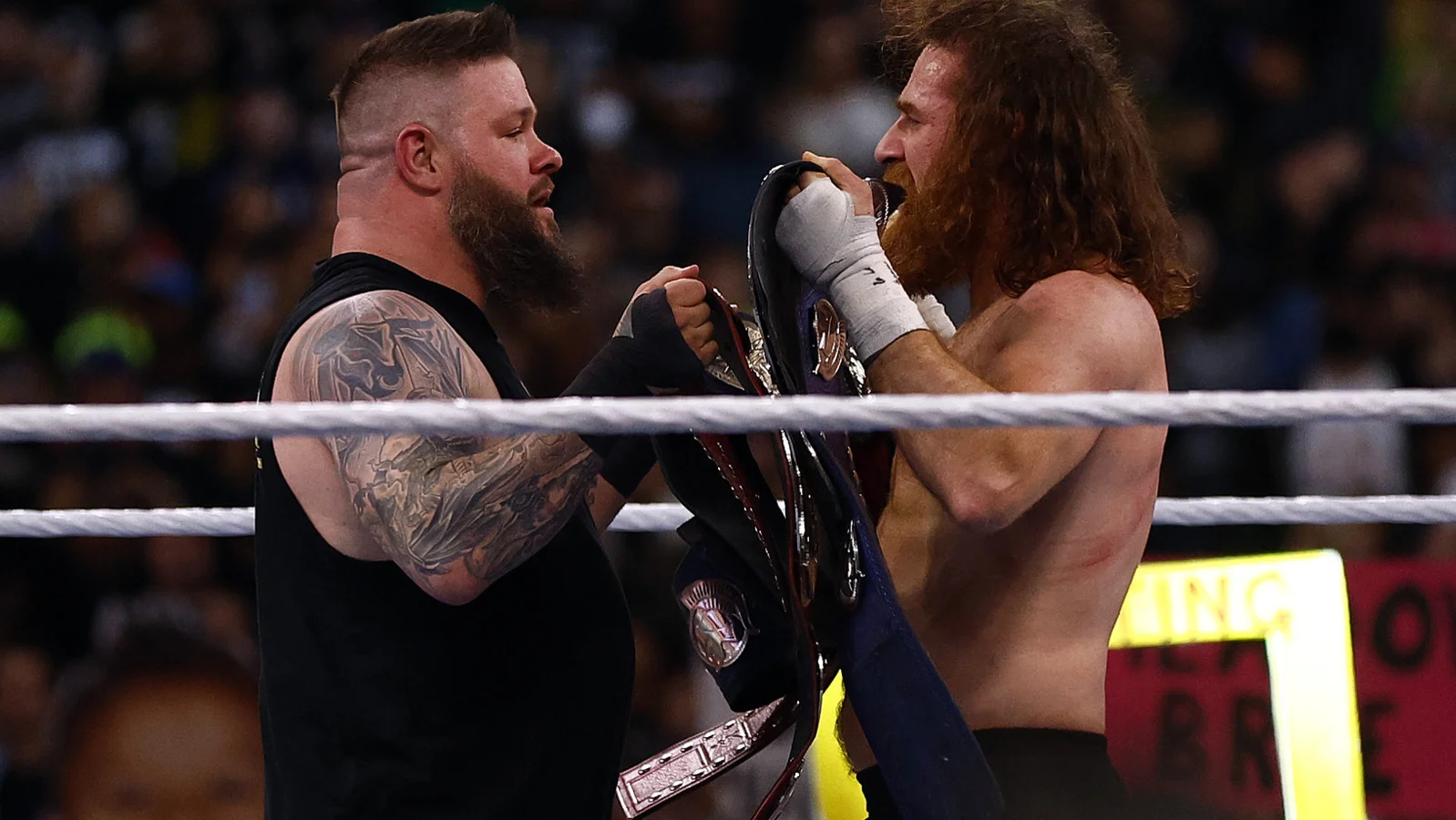 Sami Zayn WWE Raw tag match