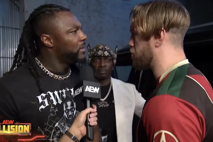 Swerve Strickland backstage fight AEW news