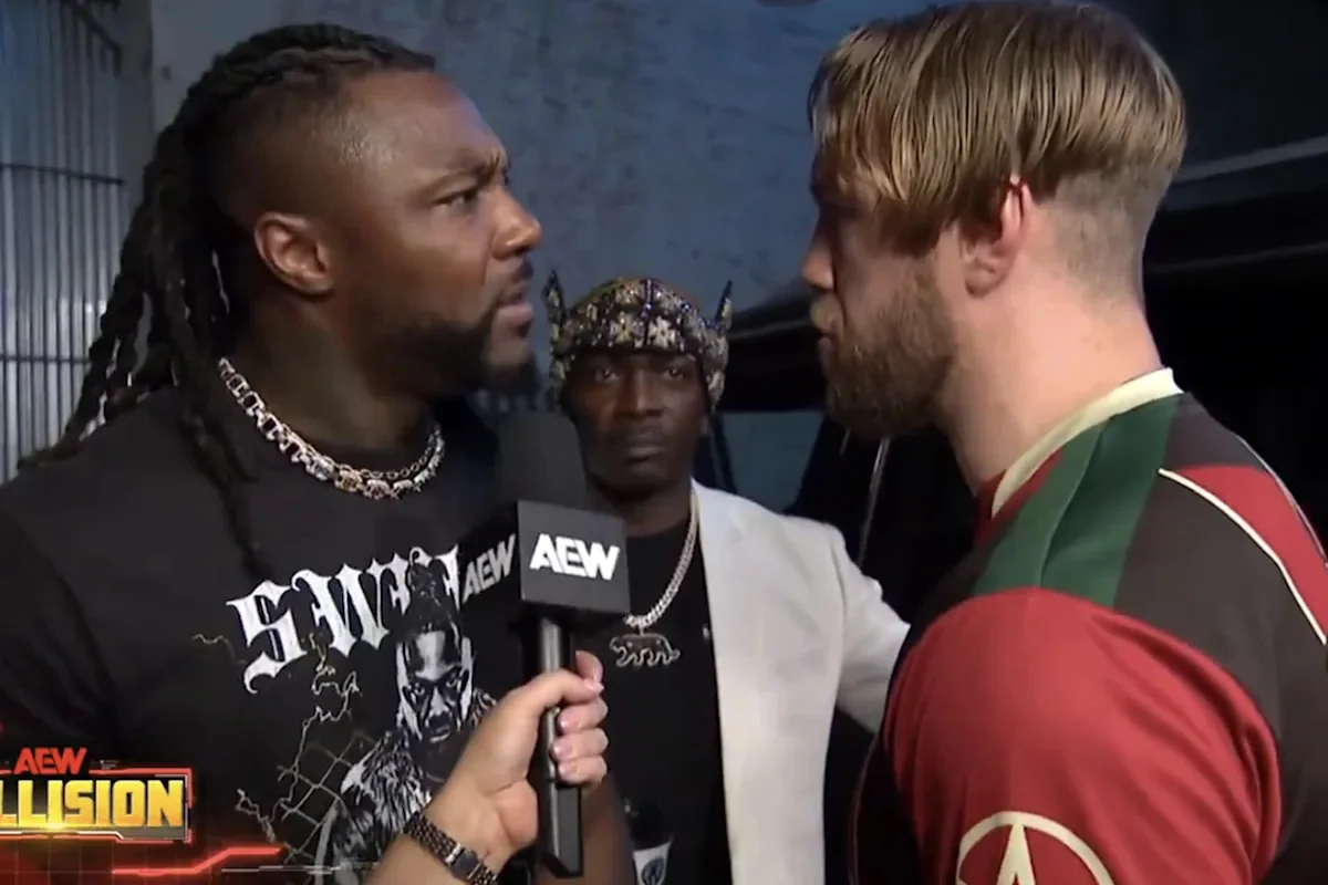 Swerve Strickland backstage fight AEW news