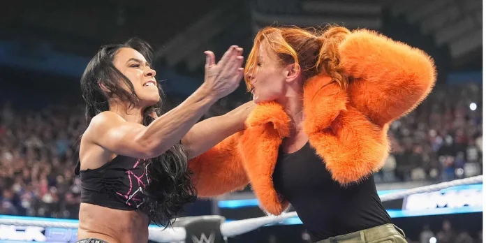 Becky Lynch backstage fight