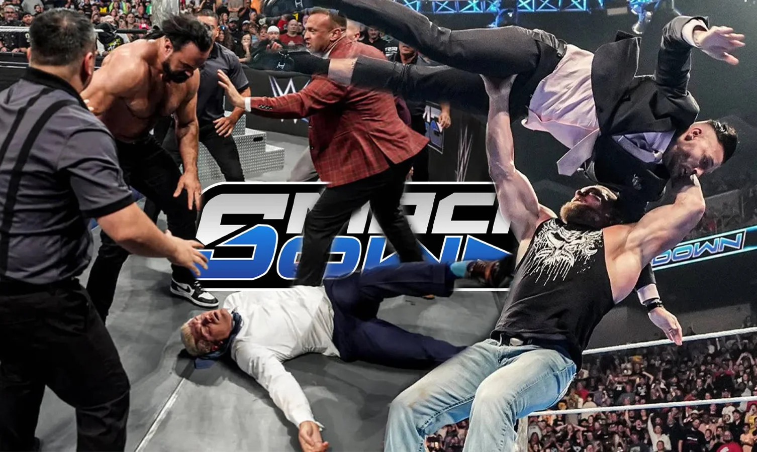 Brock Lesnar Attack SmackDown