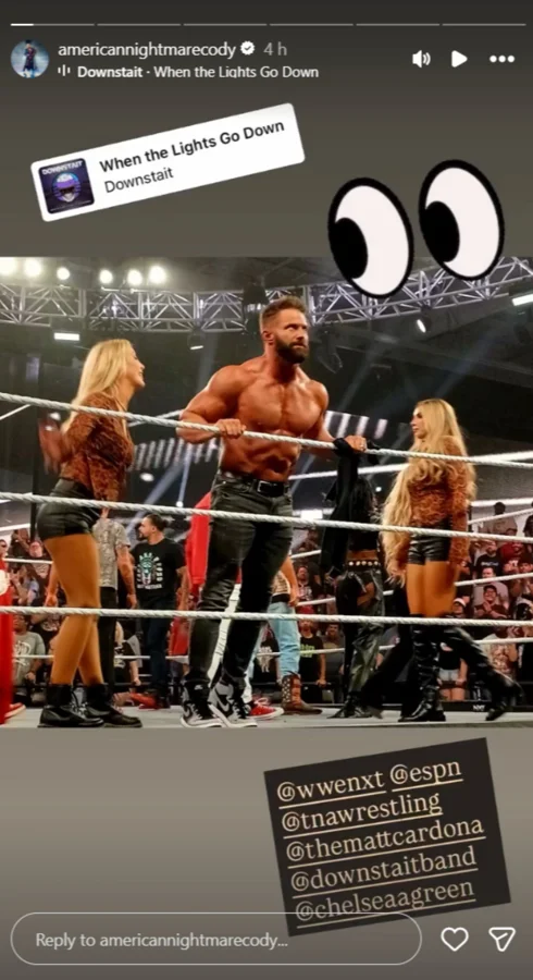 Cody Rhodes WWE reaction