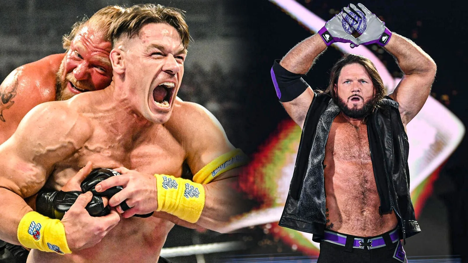 John Cena AJ Styles match