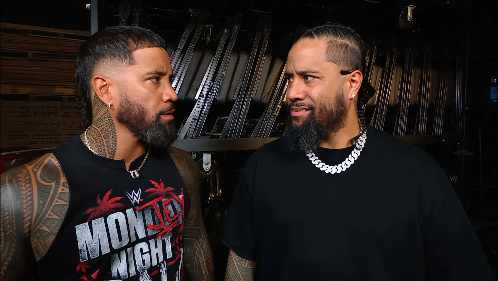 Jey Uso turning into Roman Reigns