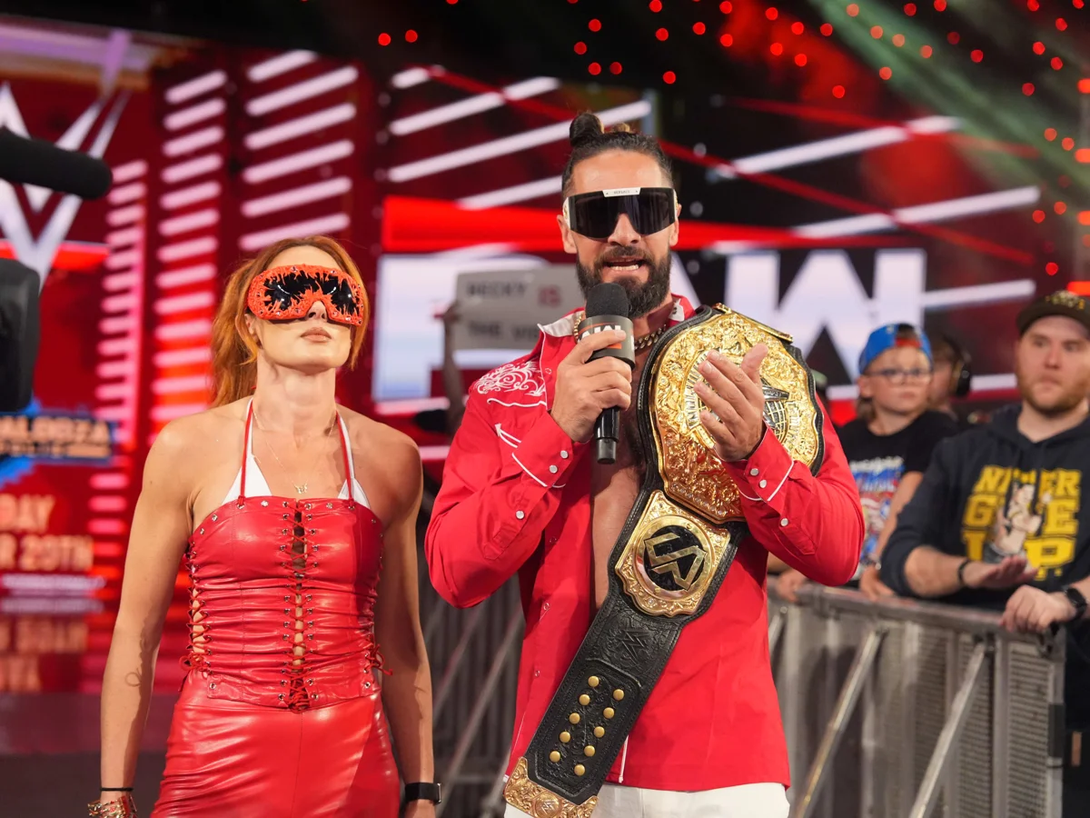 Seth Rollins slapped feud