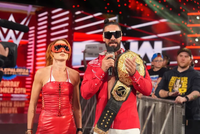 Seth Rollins AJ Lee Slap