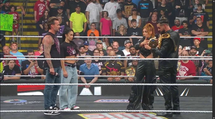 Seth Rollins AJ Lee Slap