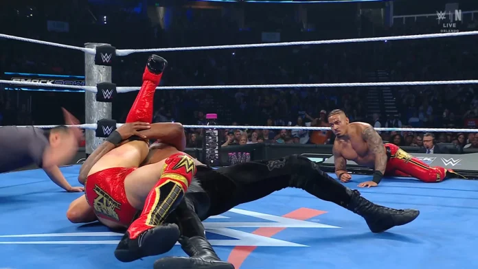 WWE SmackDown tag team match