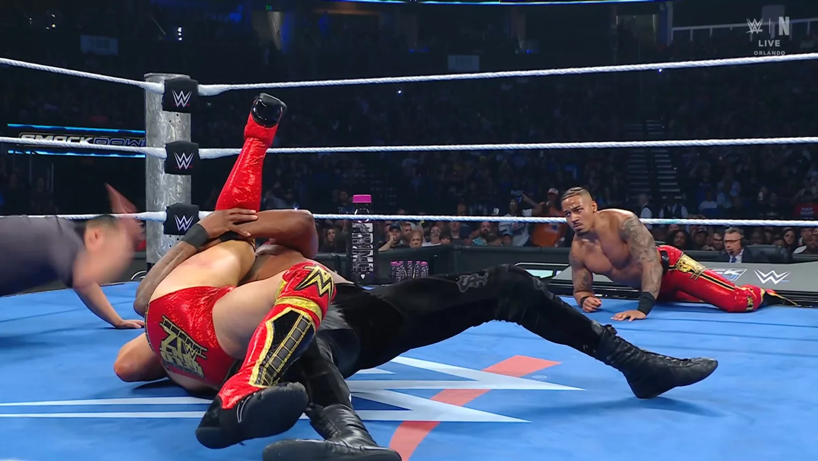 WWE SmackDown tag team match