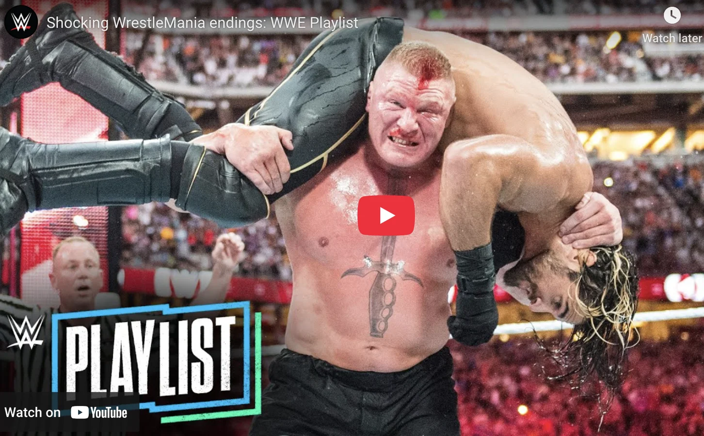 WrestleMania shocking endings