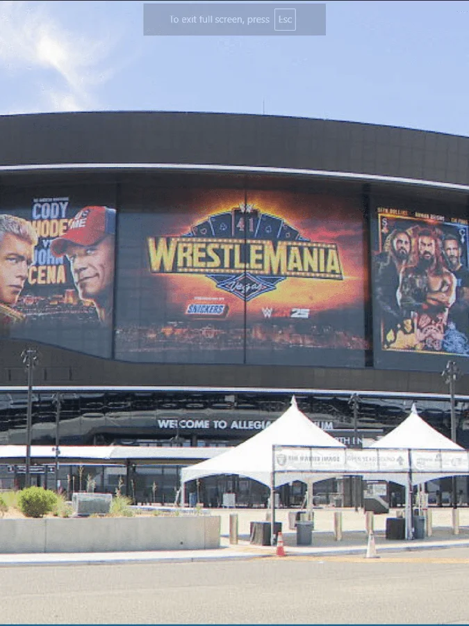 WrestleMania Las Vegas Return