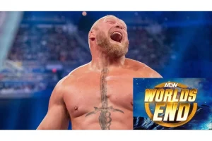 Brock Lesnar Name-Dropped by AEW Star Ahead of Worlds End