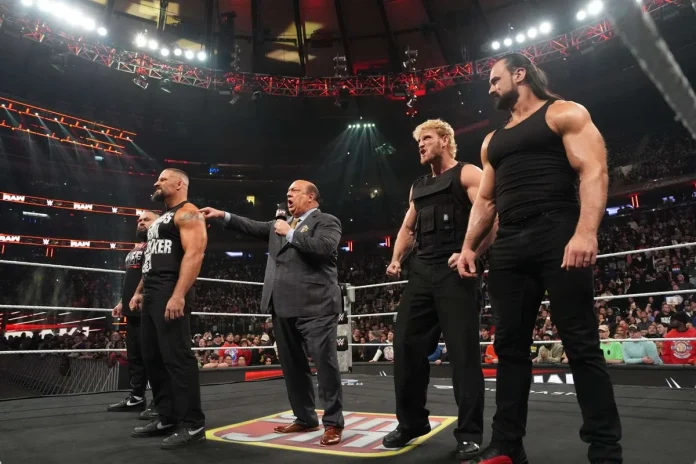 Bron Breakker, Austin Theory, Paul Heyman, WWE, WWE RAW, Bron Breakker WWE RAW showdown