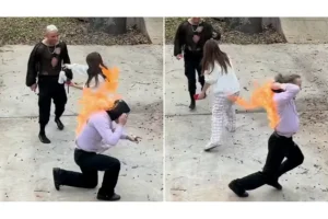 Darby Allin Sets Brother on Fire in Wild Marriage Proposal Stunt