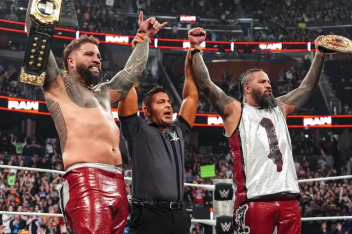 WWE RAW, AJ Styles, Dragon Lee, Jey Uso, WWE, Jey Uso WWE RAW victory
