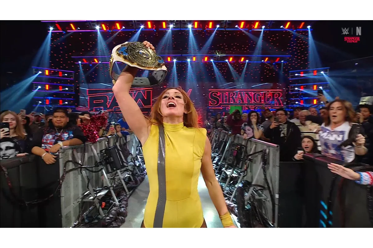 Becky Lynch, Maxxine Dupri, WWE, WWE RAW, Becky Lynch WWE Intercontinental Champion