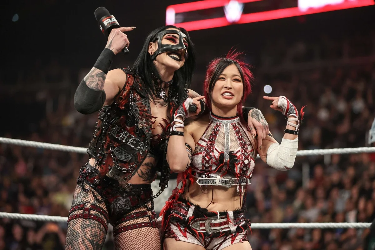 Rhea Ripley, IYO SKY, Royal Rumble, WWE, WWE RAW, Rhea Ripley tag team champions