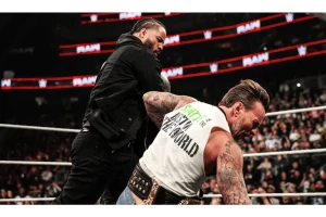 CM Punk Strikes Back Before Shocking Punch from Jimmy Uso